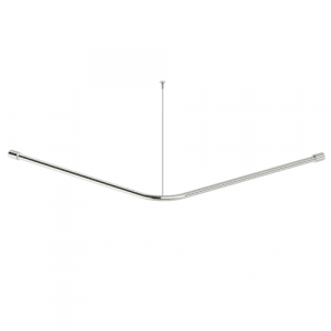 Duschvorhang Stange Edelstahl Ecke